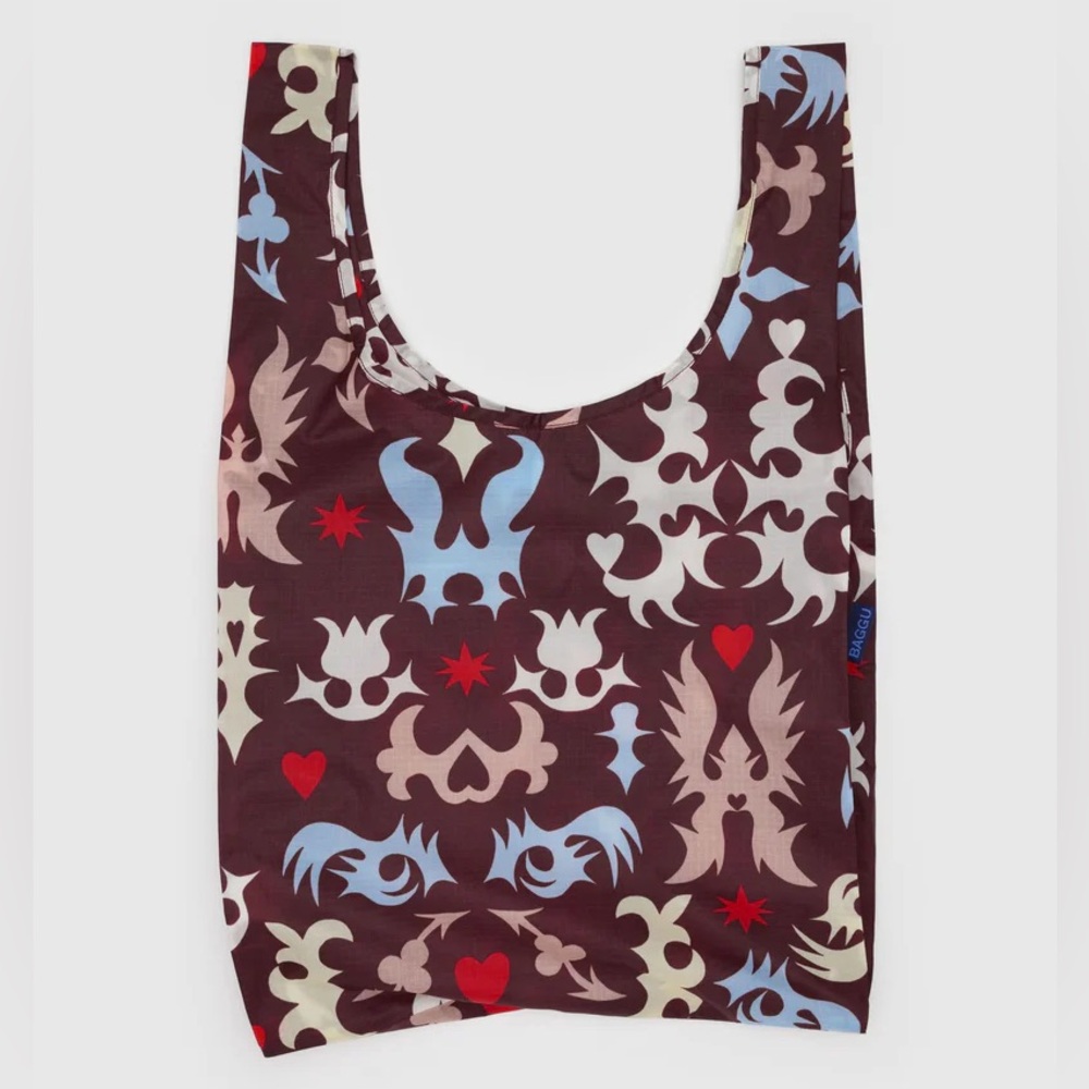 BAGGU Standard Reusable Bag- Cowgirl Western Nylon Packable Bag